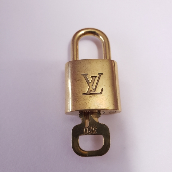 Louis Vuitton Gold Padlock with Key - Picture 9 of 12
